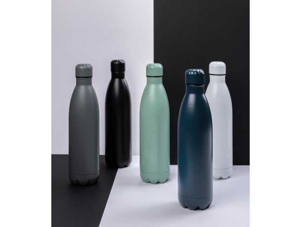 Botella de acero inoxidable al vacío de color sólido 750ml Azul detalle 35