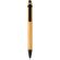 Bolígrafo elegante de madera de bambú Negro detalle 2