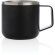 Taza de acero inoxidable Negro detalle 2