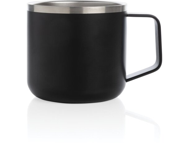 Taza de acero inoxidable Negro detalle 1