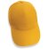 Gorra de algodón reciclado Impact 280gr con trazador AWARE™ Amarillo detalle 52