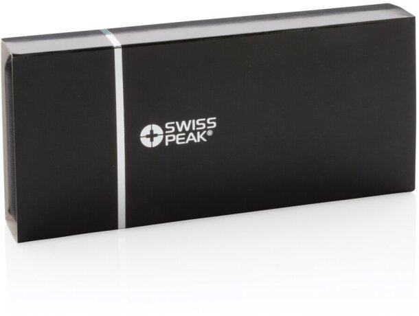 Set bolígrafos Swiss Peak deluxe Negro detalle 12