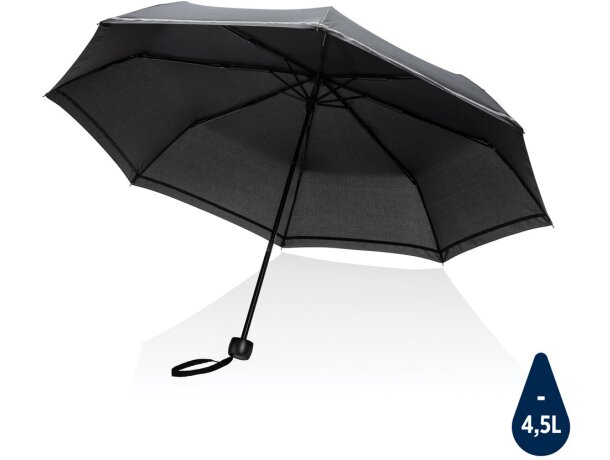 Mini paraguas RPET reflectante 190T Impact AWARE ™ Azul marino detalle 8