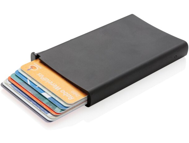 Tarjetero Mayuge aluminio con protección RFID hasta 10 tarjetas Plata detalle 16