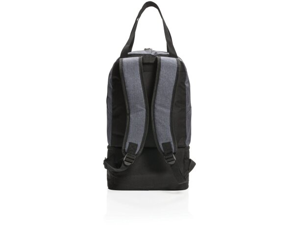 Mochila térmica eva con compartimiento nevera Gris/negro detalle 3