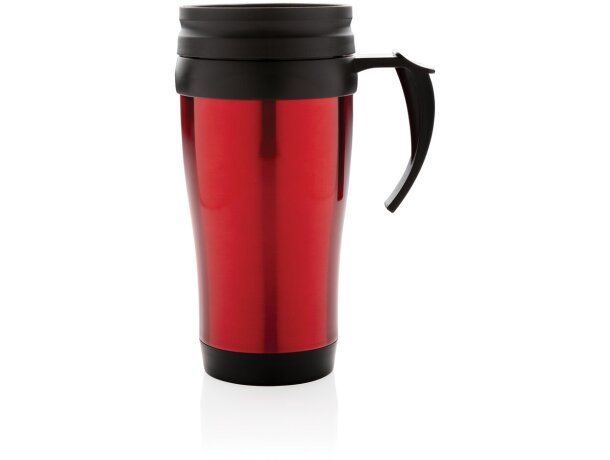 Taza Acero Inoxidable Rojo detalle 25