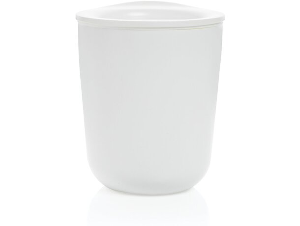 Taza de café antimicrobiana simplista Blanco detalle 19