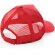 Gorra 5 paneles de algodón cepillado 190 gr Impact AWARE ™ Rojo detalle 25