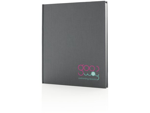 Libreta Deluxe 210x240mm Gris detalle 5