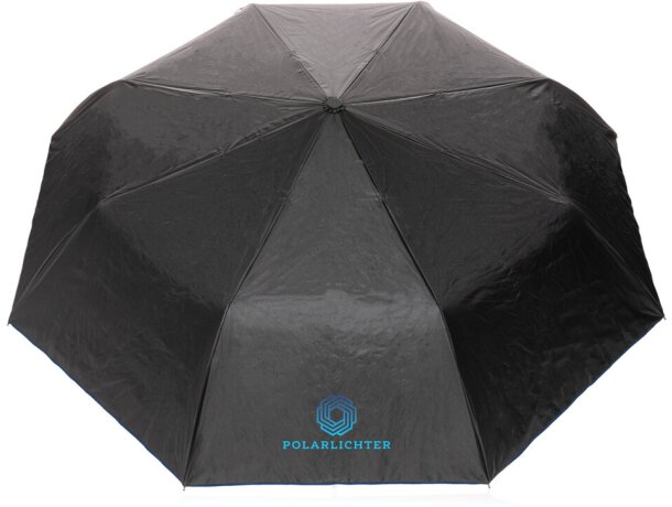 Mini paraguas 21 de 190T RPET bicolor Impact AWARE ™ Azul detalle 2