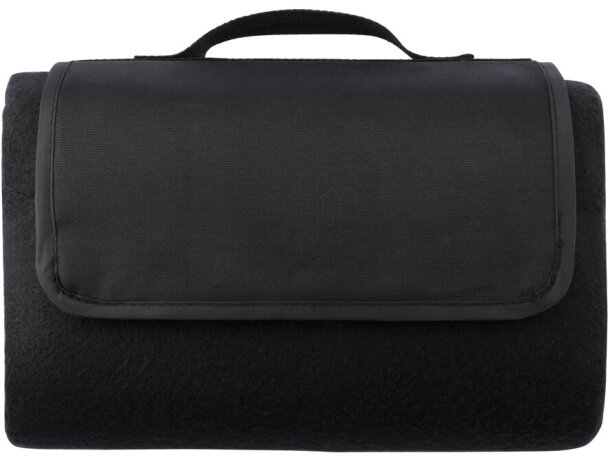 Manta de picnic plegable Negro detalle 2