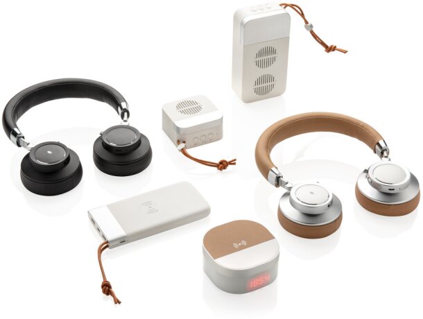 Auriculares inalámbricos Aria Marron detalle 23