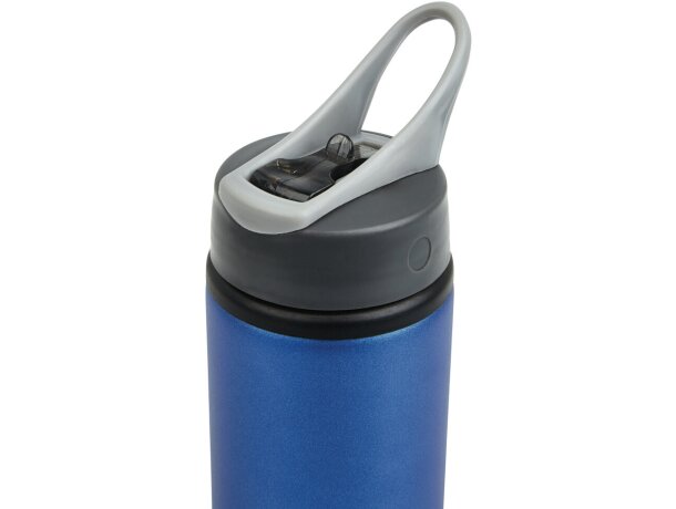 Botella deportiva con logo asa de transporte polipropileno Azul/antracita detalle 27