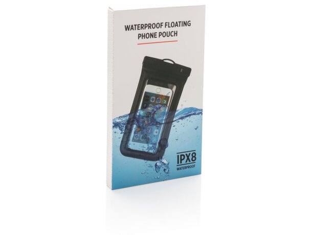 Portatodo para móvil pvc IPX8 Flotante Negro detalle 3