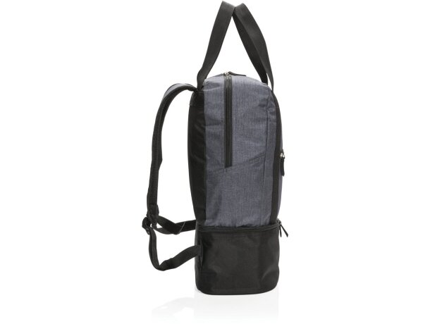 Mochila térmica eva con compartimiento nevera Gris/negro detalle 4