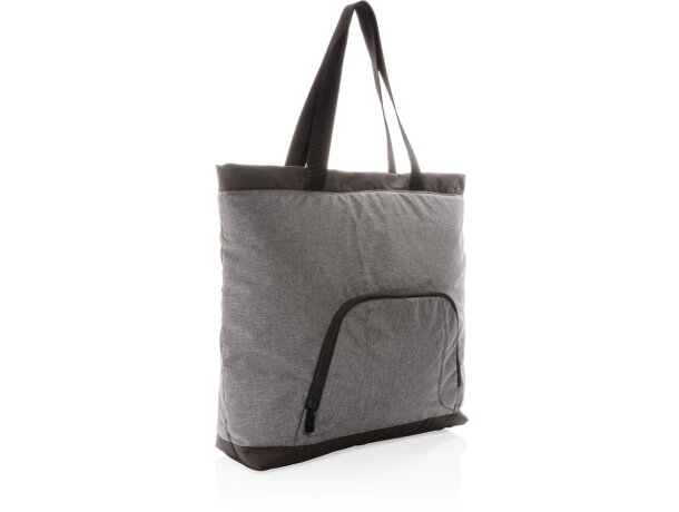 Nevera y bolsa Fargo RPET Gris detalle 9