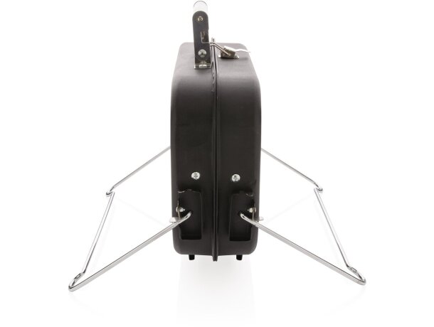 Barbacoa portátil de lujo en maleta Negro detalle 7