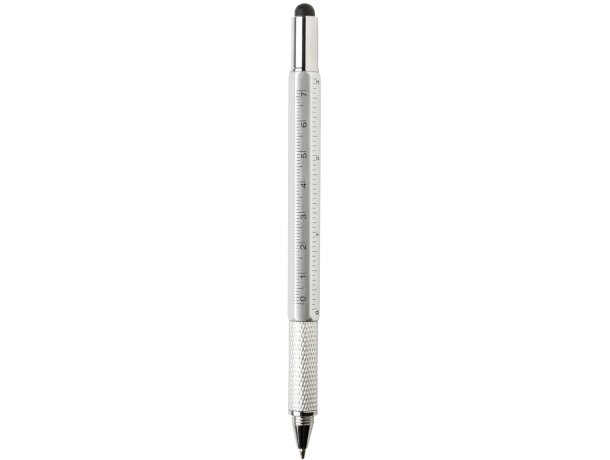 Bolígrafo ABS y herramienta 5 en 1 Gris/negro detalle 11