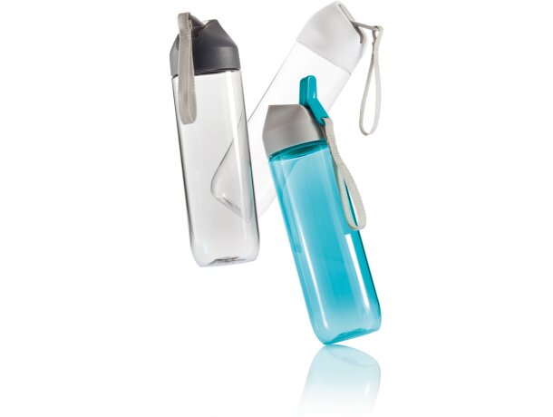 Botella tritan para agua 450 ml Turquesa/gris detalle 33
