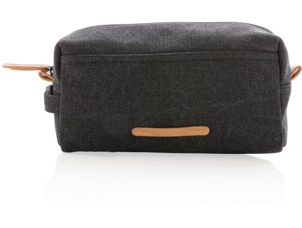 Neceser promocional de viaje para maleta de mano Negro detalle 2