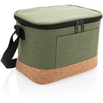 Bolsa y nevera bicolor con detalle de corcho Bolsa y nevera bicolor con detalle de corcho