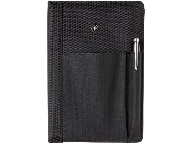 Set de libreta con bolígrafo para merchandising tinta azul Negro detalle 6