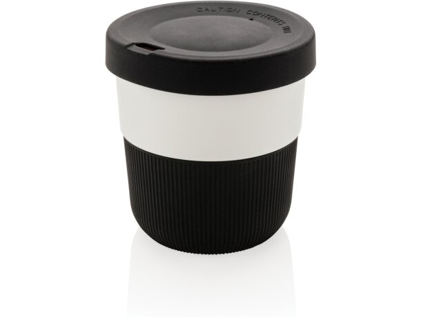 Taza Gladenbach PLA vegetal 280ml tapa antigoteo silicona Verde detalle 36