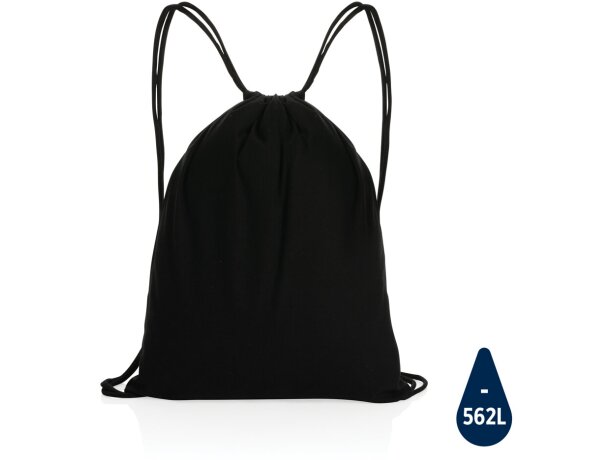 Mochila saco Duyun algodón reciclado AWARE™ baratas 35x44cm Azul marino detalle 28