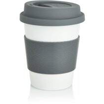 Vaso café PLA 350ml tapa silicona antideslizante