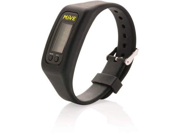 Pulsera Podómetro Negro detalle 1