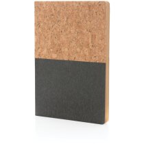 Libreta ecológica corporativa con tapa de corcho natural y kraft