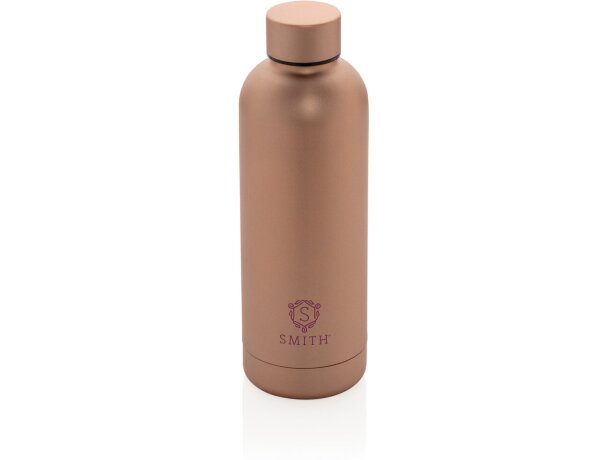 Botellas termo personalizadas acero inoxidable 500ml Impact Marron detalle 45