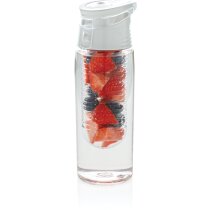 Bidón Tritan personalizado infusor 700 ml gris