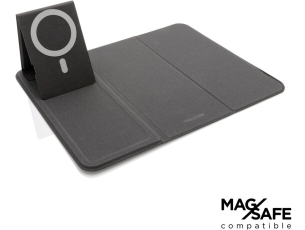 Cargadores inalámbricos personalizables con soporte plegable Artic Negro detalle 12