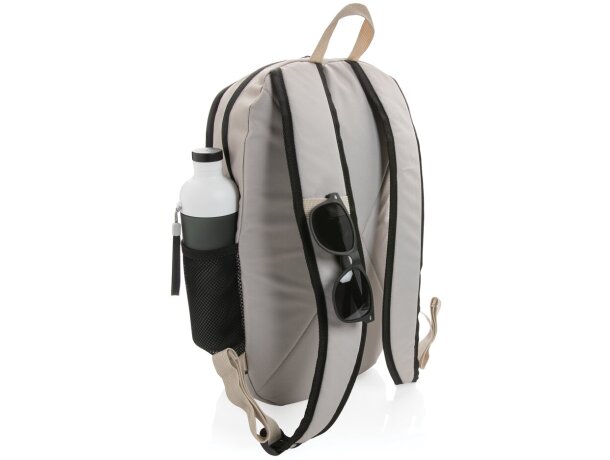 Mochila casual Impact AWARE ™ 300D RPET Marron detalle 5