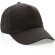 Gorra de algodón reciclado Impact 280gr con trazador AWARE™ Negro detalle 7