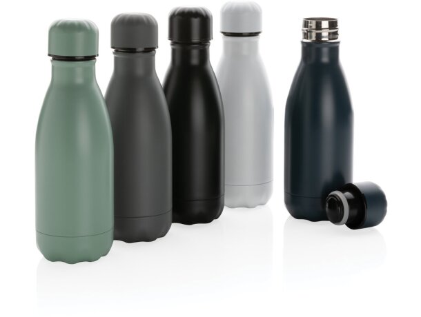 Botella de acero inoxidable al vacío de color sólido 260ml Verde detalle 42