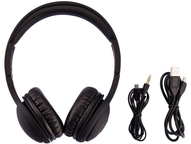 Auriculares con estuche en plástico para empresas