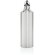 Botella de agua XL de aluminio con mosquetón Plata/negro detalle 11