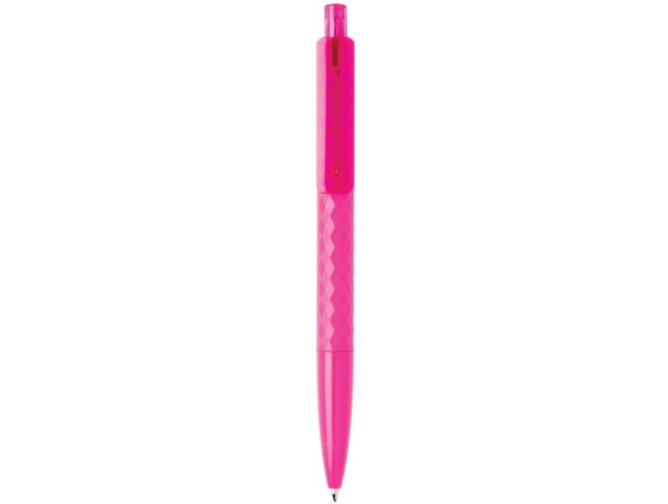 Bolis originales ballpoint acabado geométrico tinta alemana azul X3 Rosa detalle 1