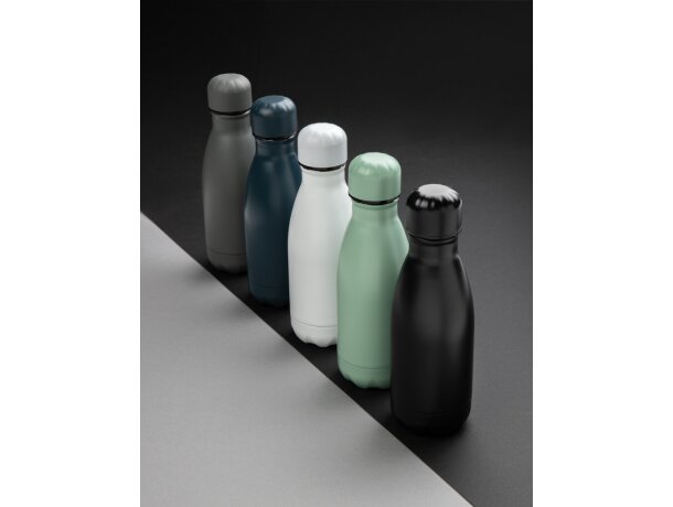 Botella de acero inoxidable al vacío de color sólido 260ml Verde detalle 44