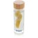 Botella infusora con tapa de bambú Transparente detalle 7