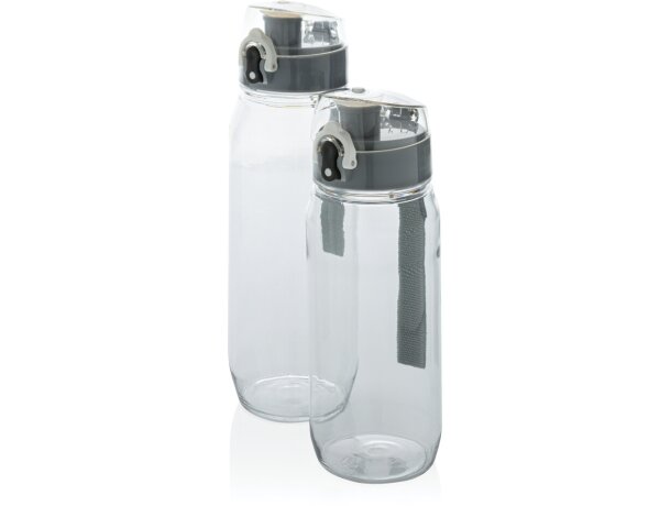 Botella tritan con tapón de bloqueo 600 ml Transparente detalle 6