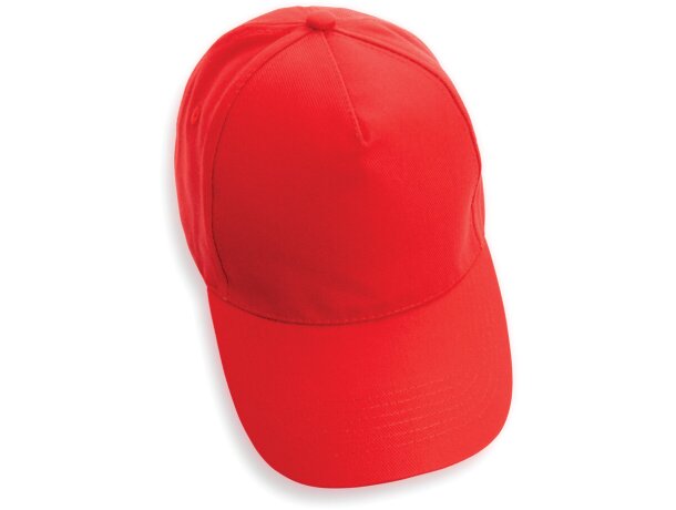 Gorra de algodón reciclado Impact 280gr con trazador AWARE™ Rojo detalle 29