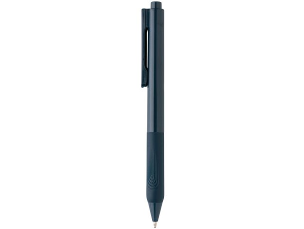 Bolígrafo con nombre empuñadura silicona tinta azul X9 Azul marino detalle 22