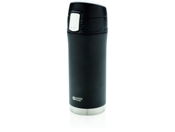 Termo personalizado Swiss Peak Elite acero doble pared 300ml Negro detalle 11