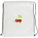 Mochila cuerdas RPET 190T Impact AWARE ™ Blanco detalle 11