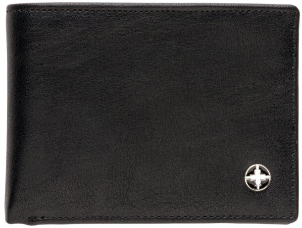 Cartera Rfid Swiss Peak Anti Escáner Negro/negro detalle 3