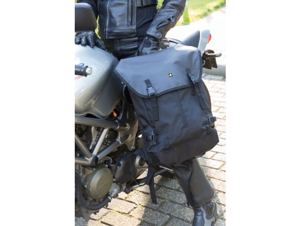 Mochila para portátil 17 con funda para tablet para poliéster Deluxe Negro detalle 7
