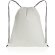 Mochila cuerdas RPET 190T Impact AWARE ™ Blanco detalle 10